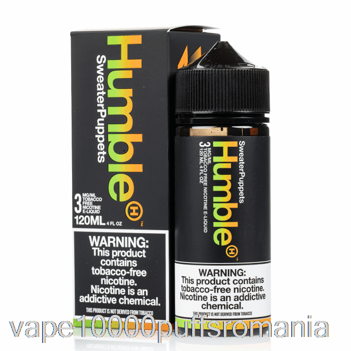 Vape Romania Pulover Marionete - Humble Juice Co. - 120 Ml 3 Mg